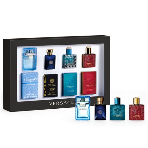 versace perfume mens gift set|superdrug versace mini set.